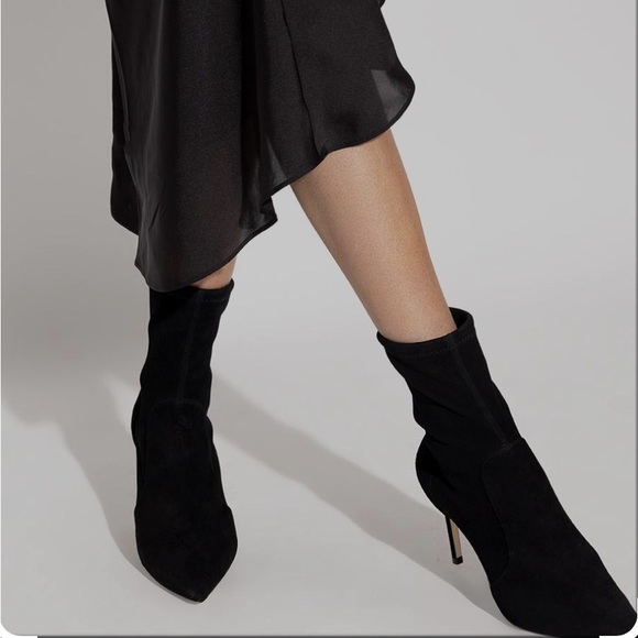 Stuart Weitzman Shoes - Stuart Weitzman Mid-Calf Sock Boots